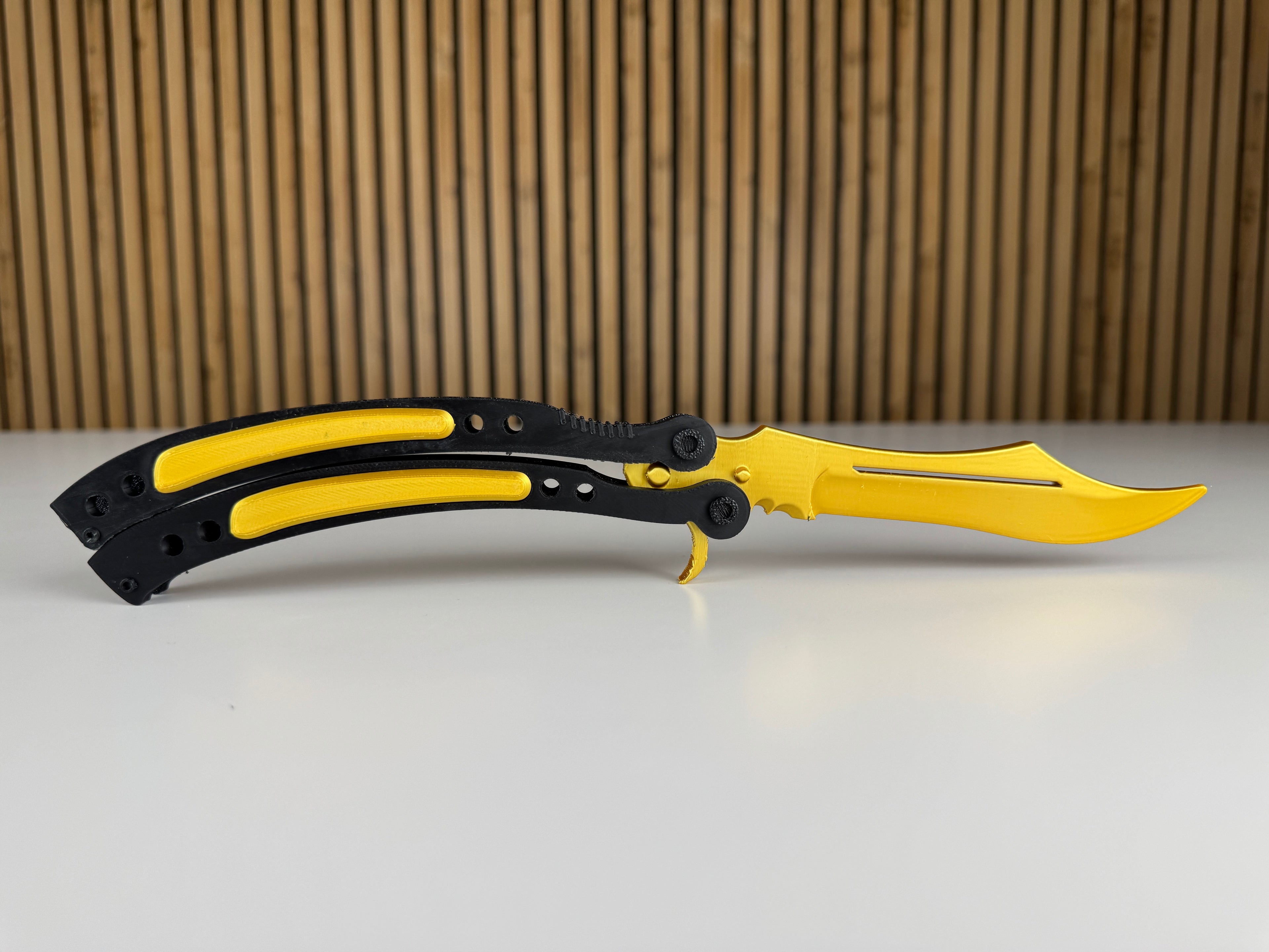 Butterfly Knife Pure Gold