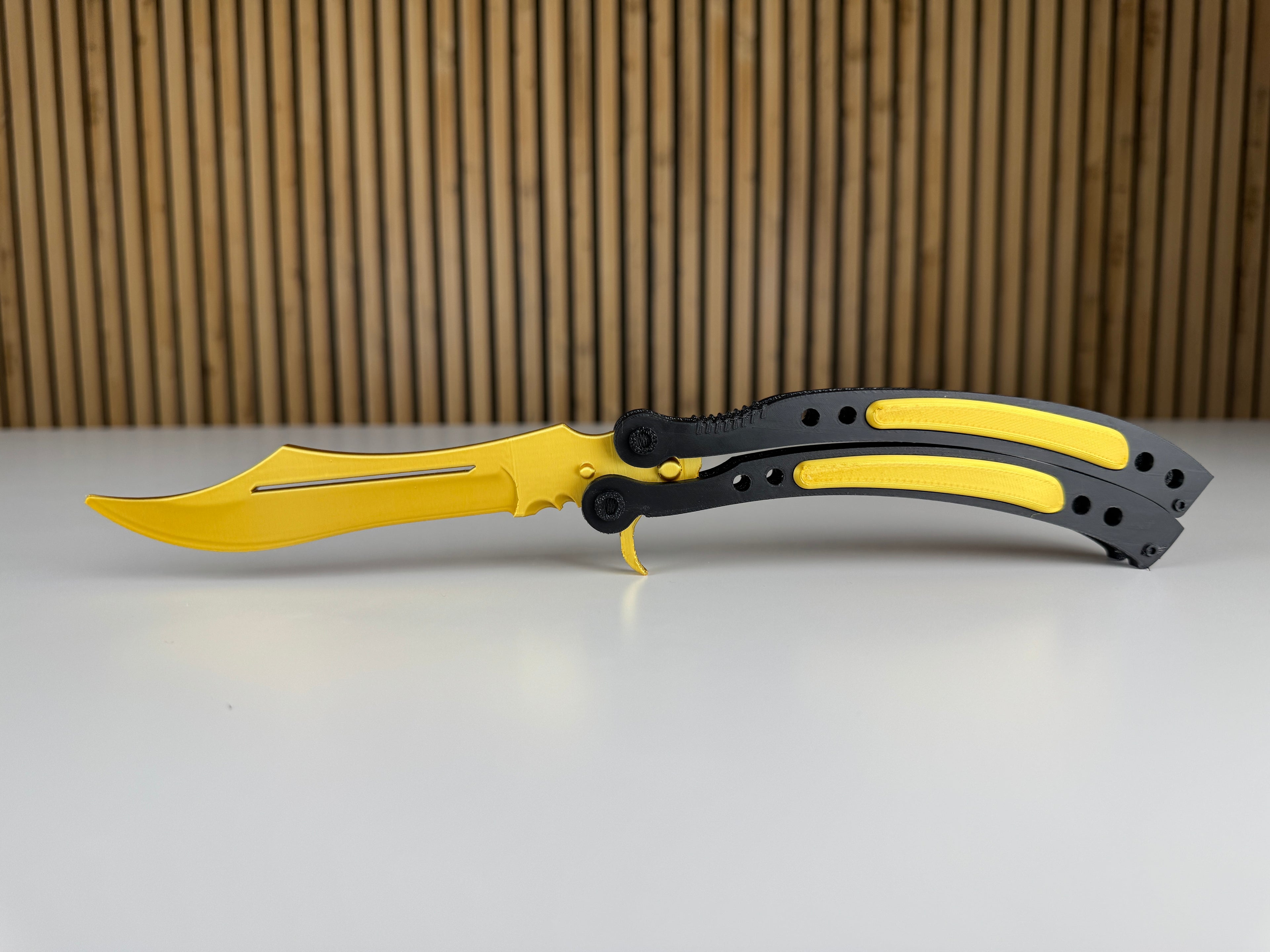 Butterfly Knife Pure Gold