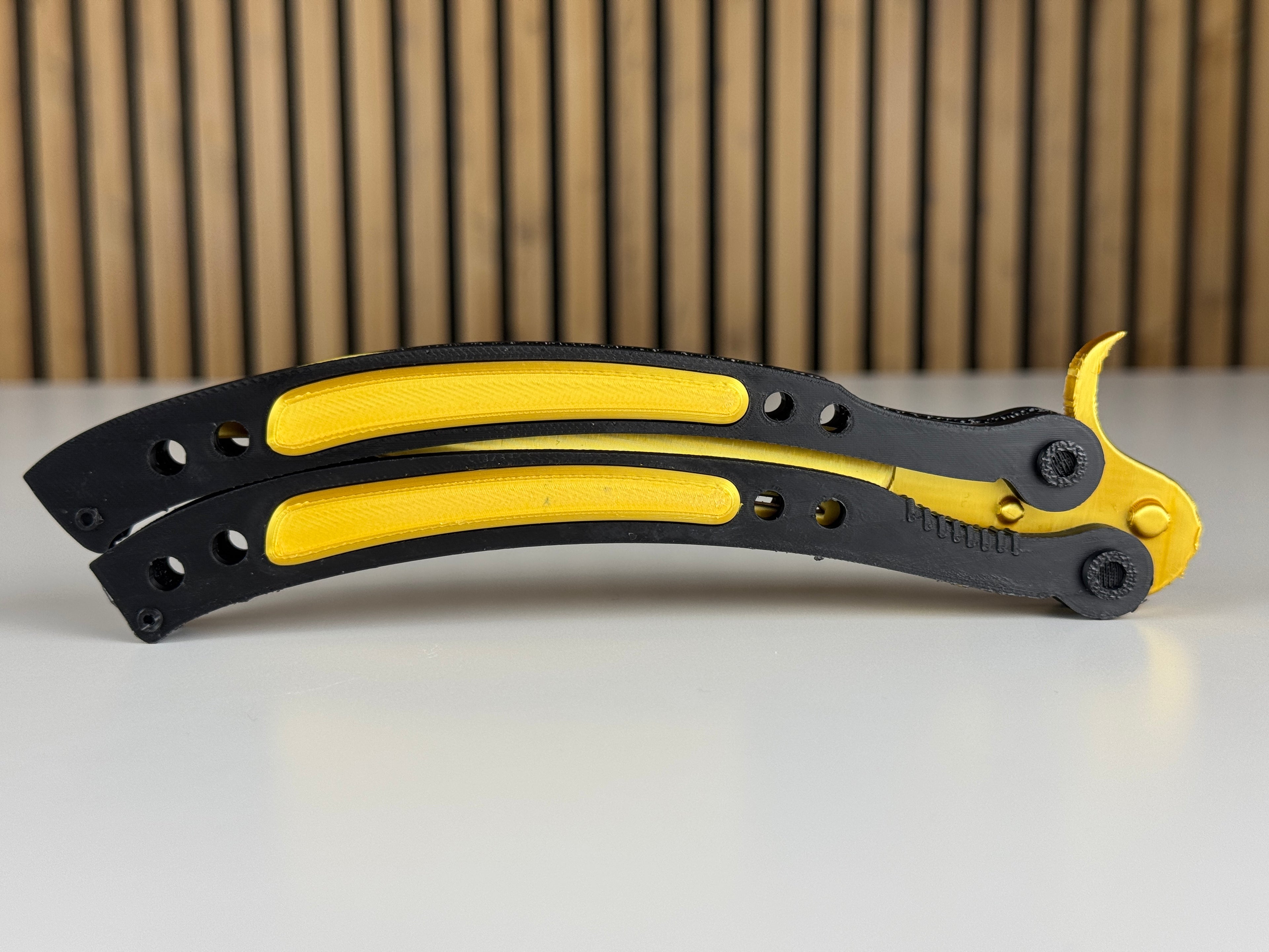 Butterfly Knife Pure Gold